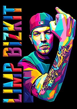 Fred Durst Pop Art Portrait