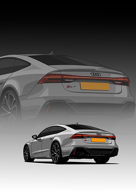 Audi RS 7 Sportback Illustration