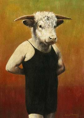 Vintage Bull Strongman