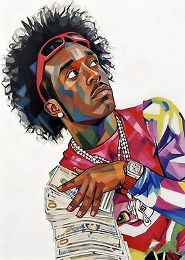 Lil Uzi vert holding money