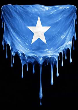 Somali Flag Dripping