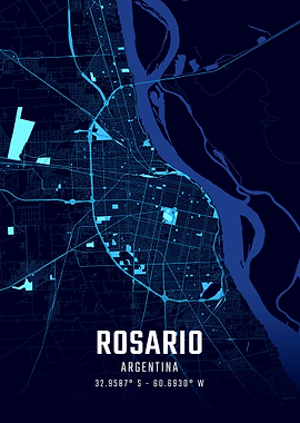Rosario Midnight City Map
