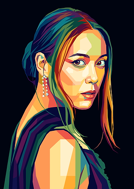 Colorful Portrait of a Laufey