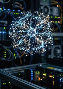 Abstract Neural Network in Server Room
