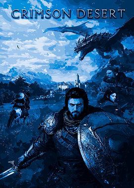 Crimson Desert Fantasy Art