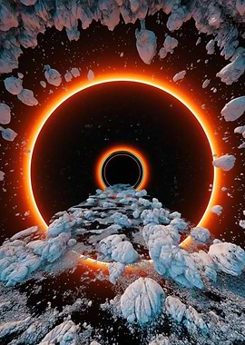 Cosmic Black Hole with Asteroids