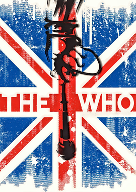 The Who Union Jack Grunge Art