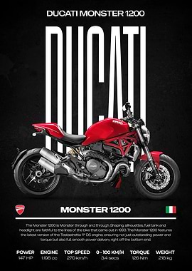 Ducati Monster 1200 Motorcycle
