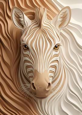 Abstract Zebra