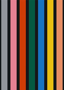 Colorful Vertical Stripes Background