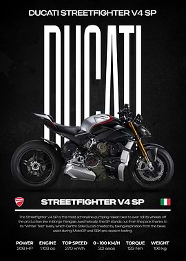Ducati Streetfighter V4 SP Motorcycle