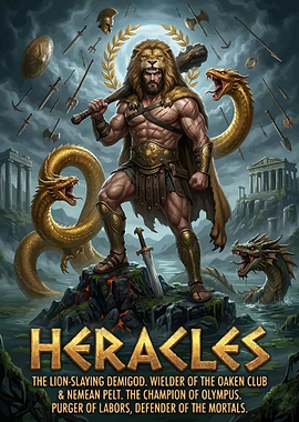 Hercules with Lion Pelt and Club
