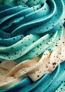 Close-up of Swirled Frosting