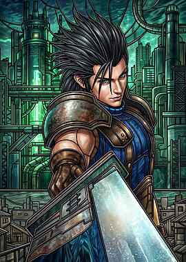 Zack Fair with Buster Sword