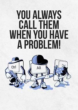 Ctrl Alt Del Gangster Keys