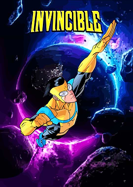 Invincible flying through space