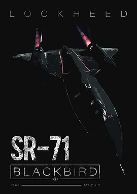 Lockheed SR-71 Blackbird Poster