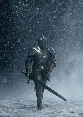 Knight in a Snowstorm