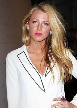 Blake Lively in White Blazer