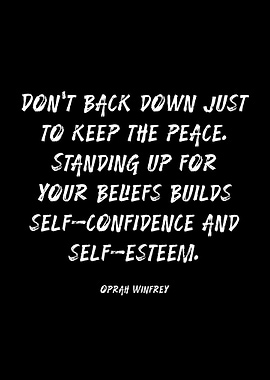 Oprah Winfrey Quote on Self-Confidence