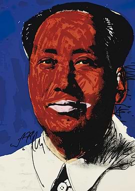 Pop Art Portrait of Mao Zedong, andy warhol art