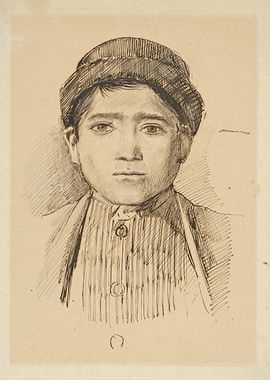 Sketch of a Young Boy in a Cap