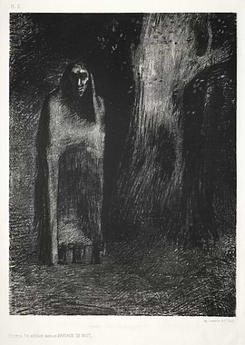 Figure in a Dark Landscape