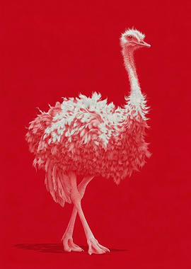 Crimson Ostrich
