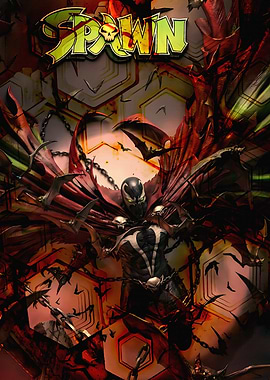 Spawn Comic Book Cover Art