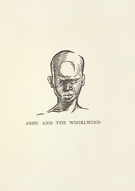 Illustration of a young man's head
