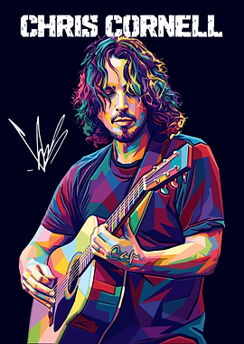 Chris Cornell Playing Guitar