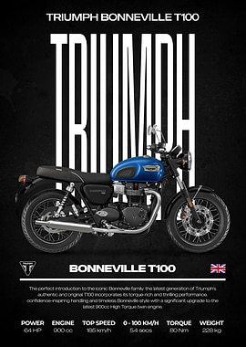 Triumph Bonneville T100 Motorcycle