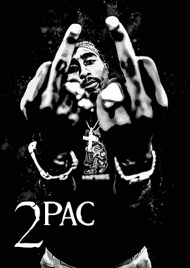 2Pac Portrait