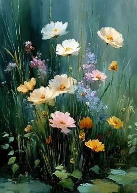 Impressionistic Floral Painting