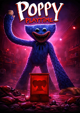Poppy Playtime Huggy Wuggy Poster