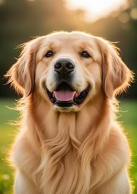 Golden Retriever Dog Outdoors