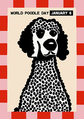 Poodle Day Wall Art