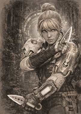 Wraith - pecil drawing