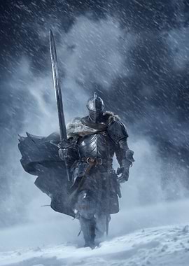 Knight in a Snowstorm
