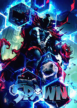 Spawn Comic Book Cover Art