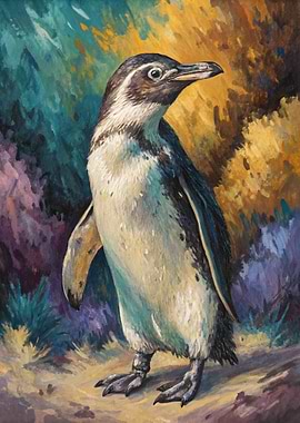 Painting of a Penguin