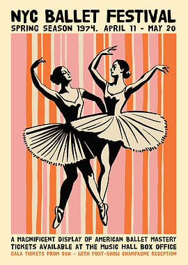 NYC Ballet Festival Poster
