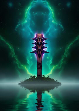 Spiked Club on Island