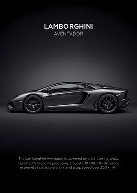 Lamborghini Aventador Side Profile