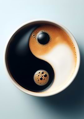 Yin Yang Coffee Cup
