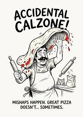 Accidental Calzone Mishap