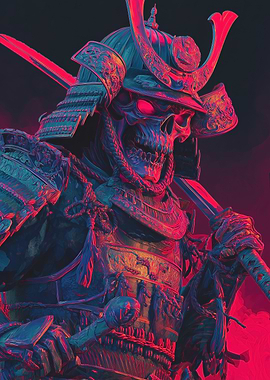 Skeleton Samurai Warrior