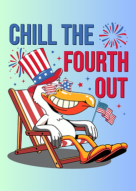 Pelican chilling for the Fourth of July