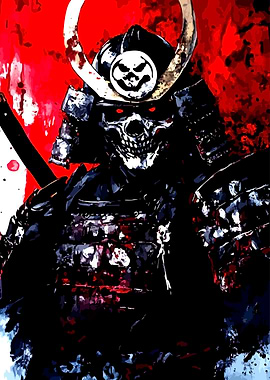 Skull Samurai Warrior