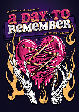 A Day To Remember Heart Design